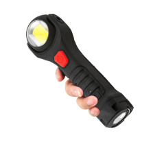 New Portable Work Lamp Adjust 360 Drgee Car Repair Inspection USB Rechargeable Flashlight Magnetic Torch Lights LED Red+white 3W